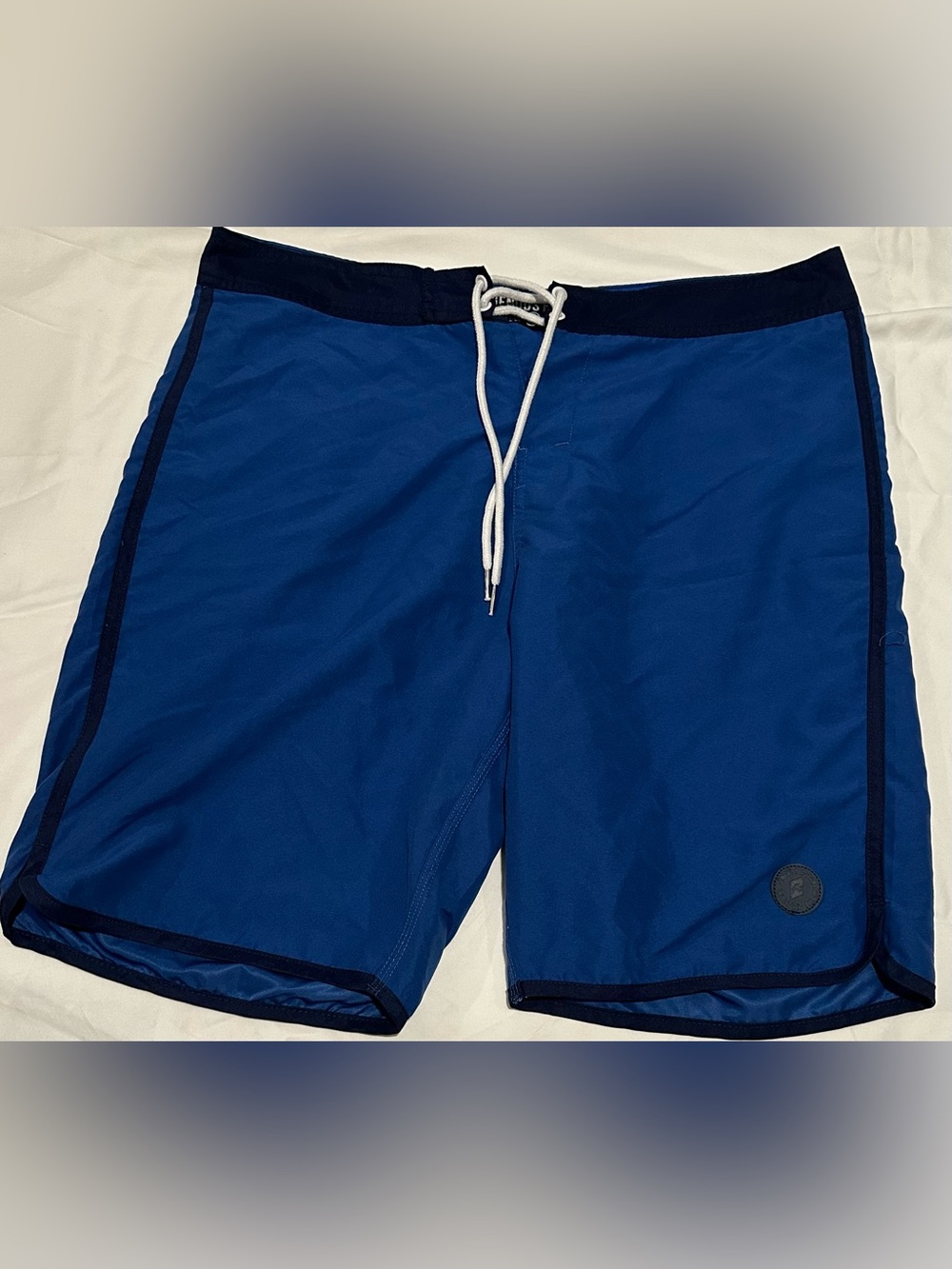 Surfmentality Men's Blue Swim Trunks with Contrast Trim Size XL